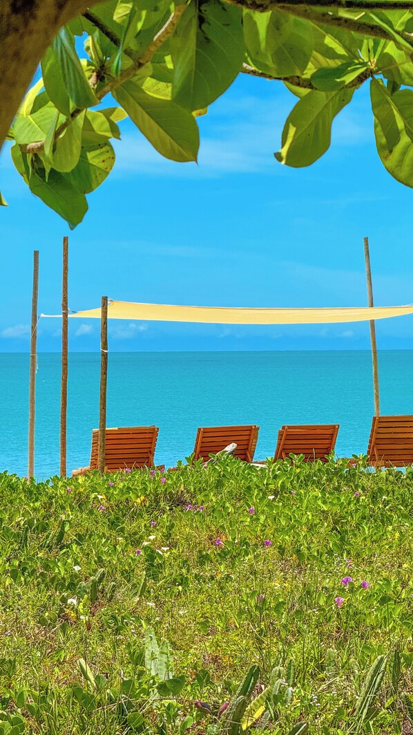 Property grounds - Cozy house, facing the sea, in Ponta do Corumbau-Ba - Tutti al Mare (Corumbau)