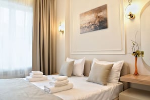 1 bedroom, iron/ironing board, bed sheets