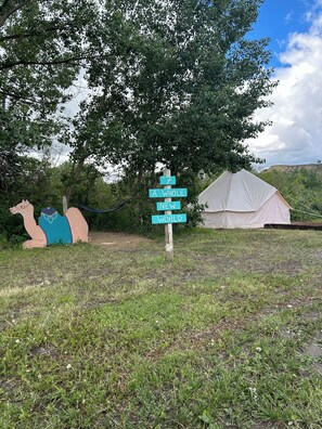 Property grounds - #Y7 Whole New World -2 Dbl beds- No pets please (Drumheller)