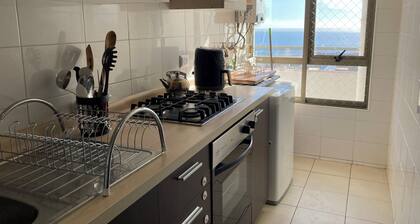 Comfortable apartment ideal for family time, remote work with ocean view