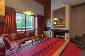Interior - Resort center, 2nd floor, balcony, tv, ski locker, 57m², Valmorel (Valmorel)