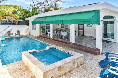 Hear the Waves | Luquillo Stay Walking Distance to the Beach, Nearby Rainforest & Ferry Access