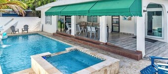 Hear the Waves | Luquillo Stay Walking Distance to the Beach, Nearby Rainforest & Ferry Access