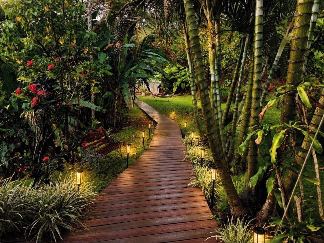 Brand New PVC Decking Pathway