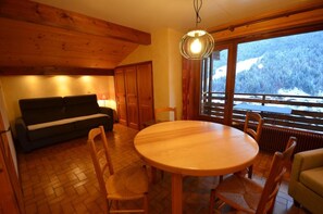 Interior - Wifi, 2nd floor, view mountain, balcony, parking, ski locker, 36m², Le Grand Bornand (Le Grand-Bornand)