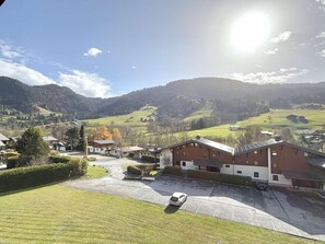 Property grounds - 3rd floor, view open, balcony, ski locker, 29m², Praz sur Arly (Praz-sur-Arly)
