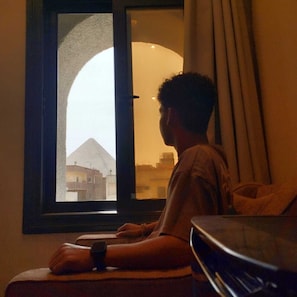 Double or Twin Room, Mountain View | Blackout curtains, soundproofing, iron/ironing board, free WiFi - Zahira pyramids view (Giza)