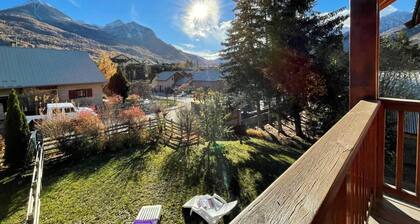 1st floor, terrace, parking, 88m², Serre Chevalier