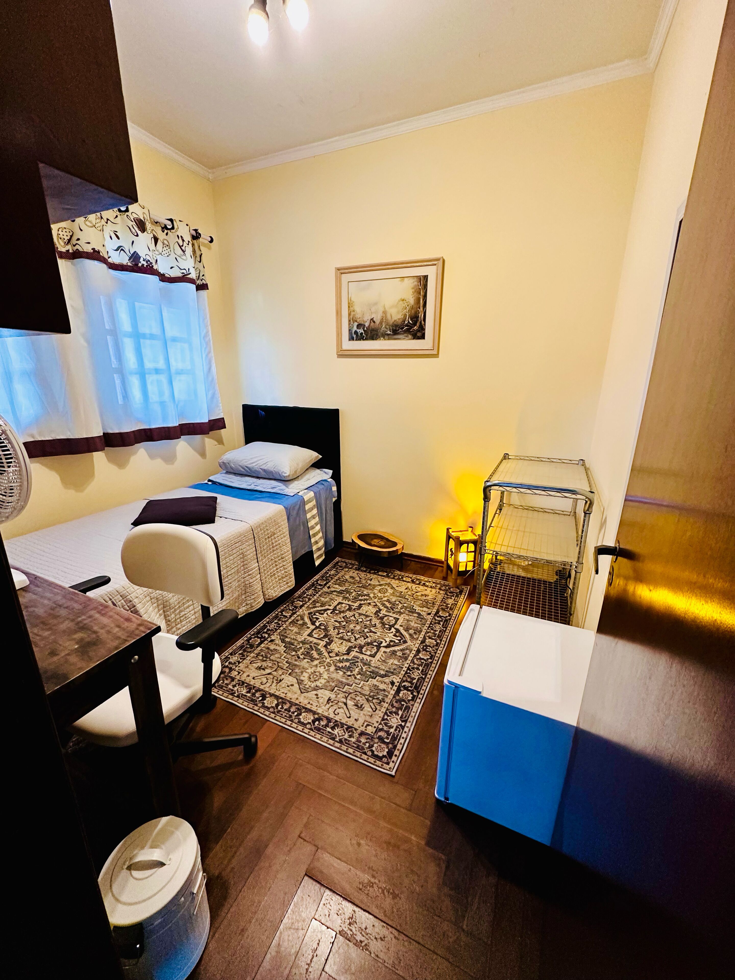 Minibar, desk, laptop workspace, free WiFi