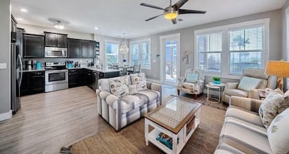 Beautiful beachfront home with private walkway to beach. BOAT PARKING