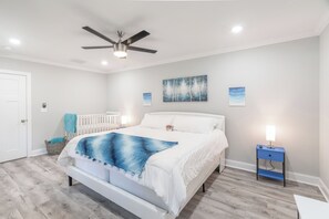 3 chambres, literie hypoallergénique, bureau