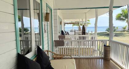 Family Chalet 80m square oceanfront bungalow