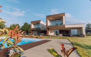 Una piscina riscaldata