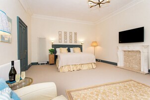 Luxury Room, Mountain View | Desk, laptop workspace, blackout drapes, iron/ironing board
