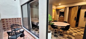 Estúdio superluxo | Terraço/pátio