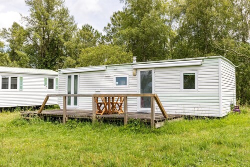 Mobile Home for 3 People at Lake Isachris – Hiking and Relaxation in the Médoc
