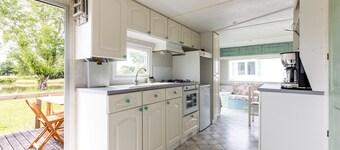 Mobil-home para 3 Personas en el Lago de Isachris - Senderismo y Relax en el Médoc