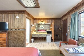 Een bureau, een laptopwerkplek, gratis wifi