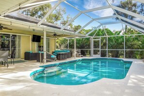 Una piscina climatizada