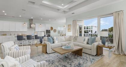 New Luxury Build w/ Pool, Hot Tub, & Canal Views