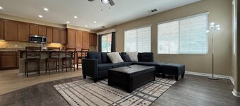 3-bedroom house in charming Moreno Valley with WiFi, AC. Fully furnished.