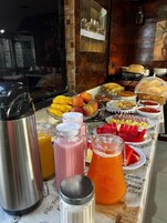 Daily continental breakfast (BRL 30 per person)