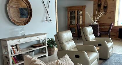 New Chalet has 2 Bedroom guest apartment ground level 1.2 from Ellicottvile