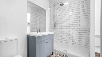 Sèche-cheveux, serviettes fournies