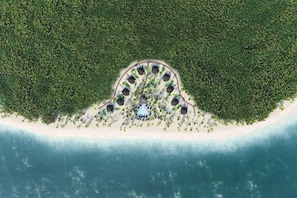 Aerial view - Serenity Sands Island Glamping (Kadavulailai Island)