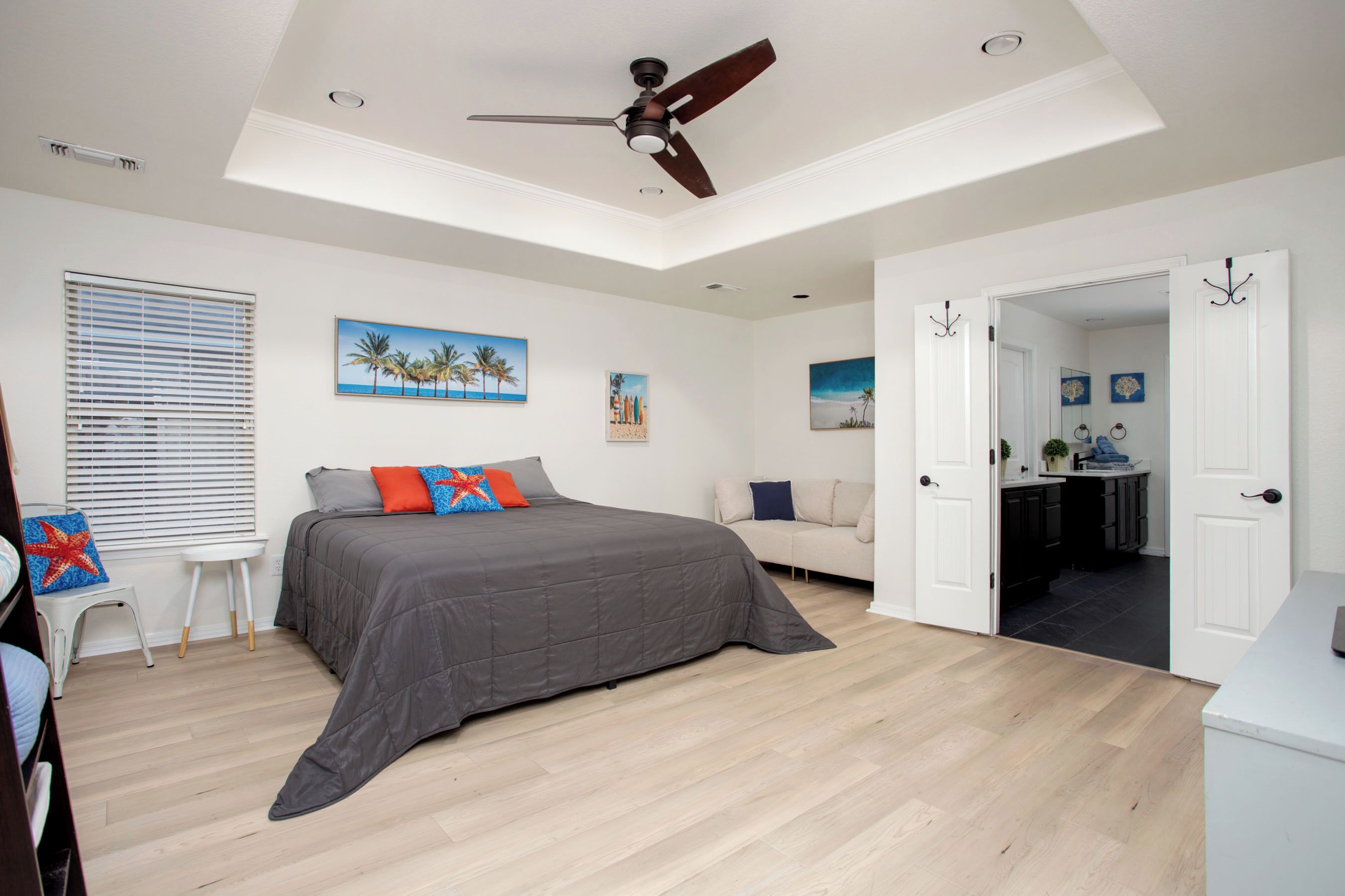 4 bedrooms, iron/ironing board, travel crib, WiFi