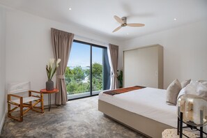 Villa Exclusive, 5 chambres, vue piscine | Vue de la chambre