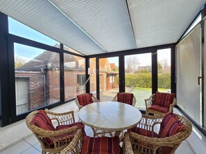 Dining - Vacation home Teddis Haus - Detached vacation home with conservatory, garden and (Norden)