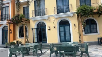 Fassade der Unterkunft