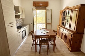 Fridge, oven