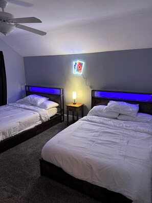 3 bedrooms, iron/ironing board, travel cot, WiFi