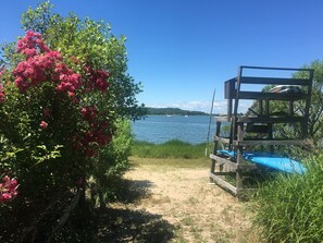 Sun loungers, beach towels
