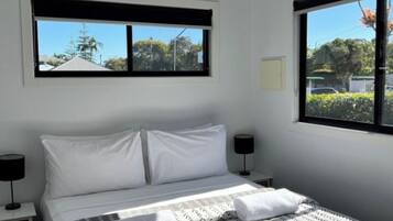 1 bedroom, iron/ironing board, bed sheets