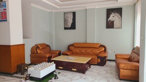 Sala de estar en el lobby