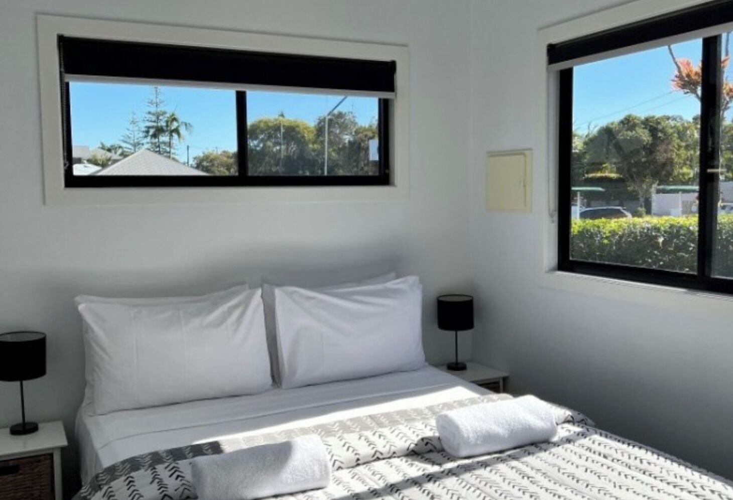 1 bedroom, iron/ironing board, bed sheets