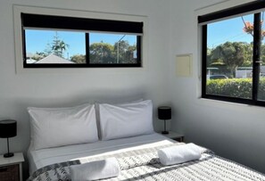 1 bedroom, iron/ironing board, bed sheets