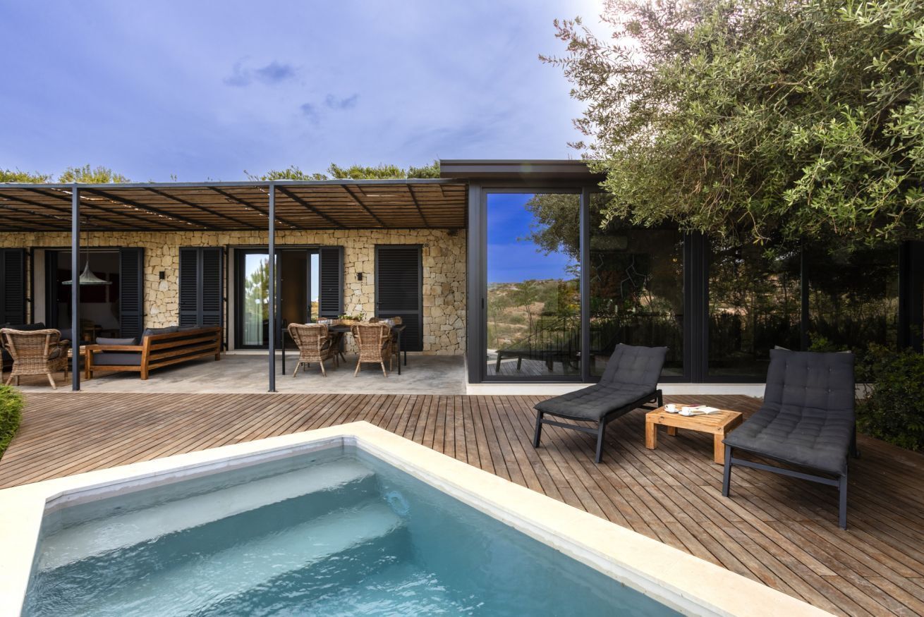 Una piscina climatizada