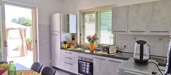 The Villa Trinacria, villa within walking distance of the sea with all services close by.