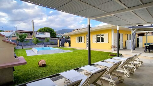 The Villa Trinacria, villa within walking distance of the sea with all services close by.