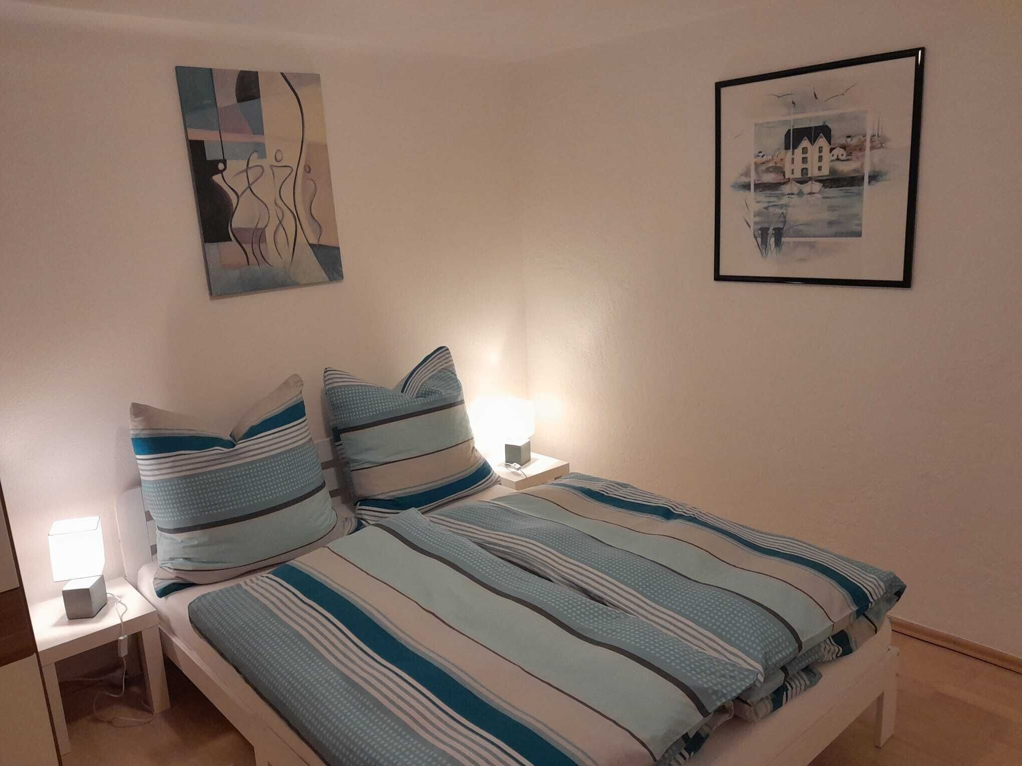 2 室のベッドルーム、ベッドシーツ