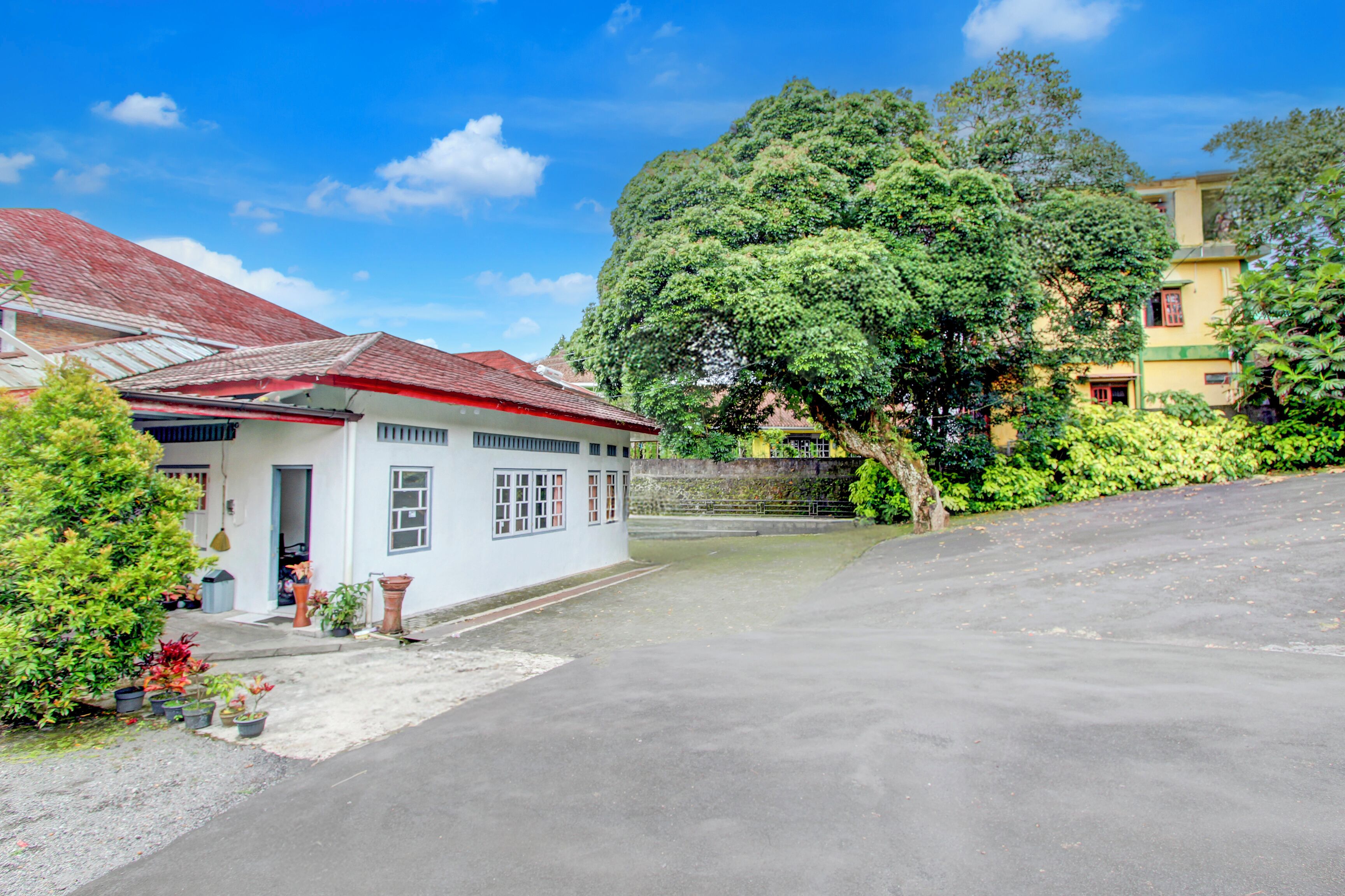 Majoituspaikan julkisivu