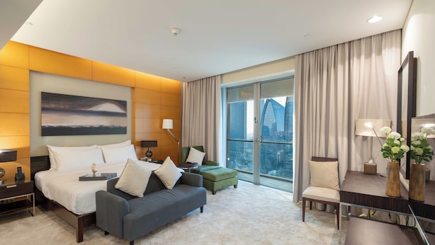 Living area - Holistay luxury homes-Dubai mall Studio (Dubai)