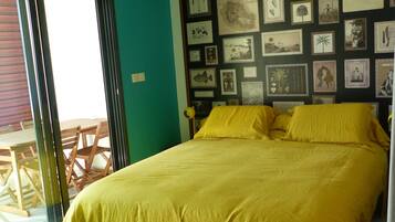 1 chambre, fer et planche Ă repasser, Wi-Fi, draps fournis