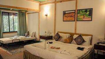 Superior cottage | 1 slaapkamer, luxe beddengoed, Select Comfort-bedden, een bureau