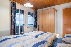 2 chambres, draps fournis