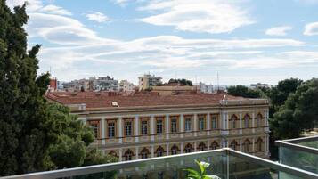 Blick von der Unterkunft